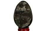 Septarian Dragon Egg Geode - Barite Crystals #143166-2